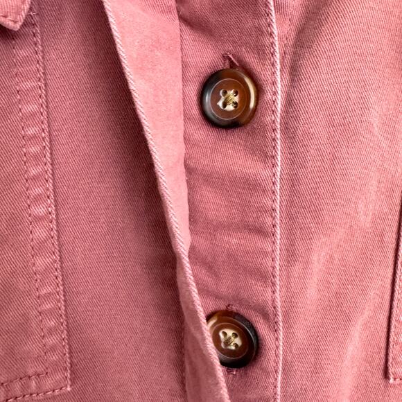 BP. + Wildfang Womens The Essential Short Sleeve Coverall Jumpsuit Size L Brown - Picture 5 of 10